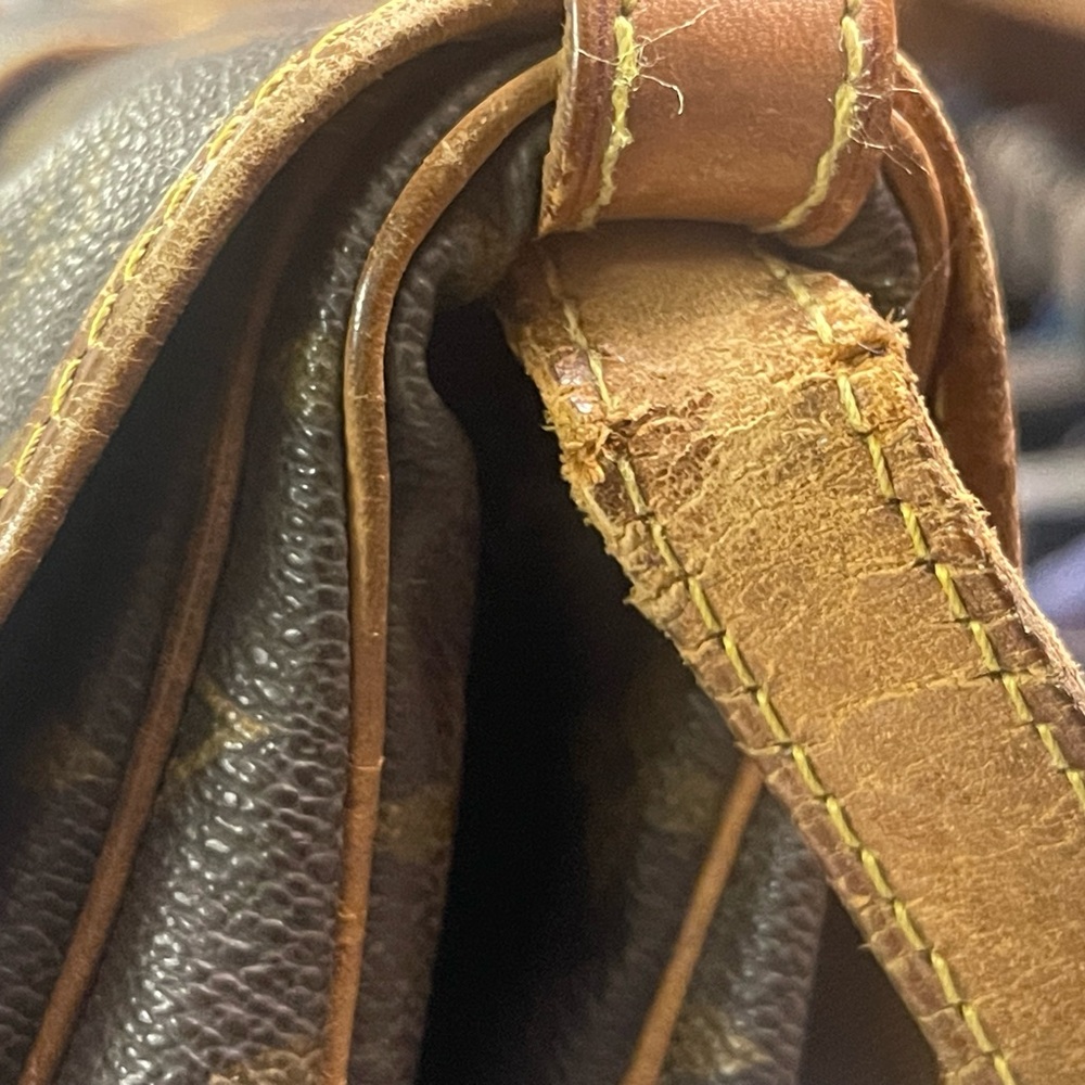 Louis Vuitton Brown Monogram Crossbody Bag - Picture 8 of 9